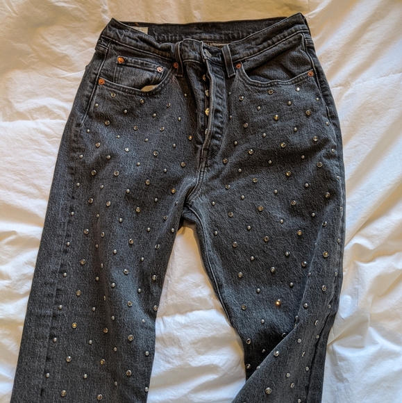 Levi's Bejeweled 501 Jeans - Picture 1 of 8